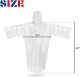 5 Pack Rain Poncho Set Colorful Disposable Rain Poncho for Adults with Drawstring Hood and Sleeves