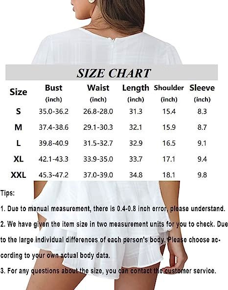 Women's Floral Print Deep V-Neck Romper Double Layer Ruffle Hem Jumpsuits Long Baggy Sleeves