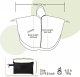 Rain Poncho Jacket Coat Hooded for Adults with Pockets